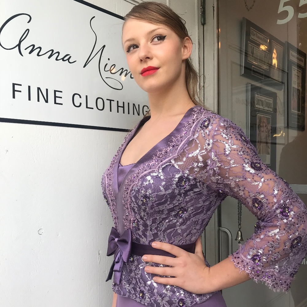 Rosa Clara Mauve Gown